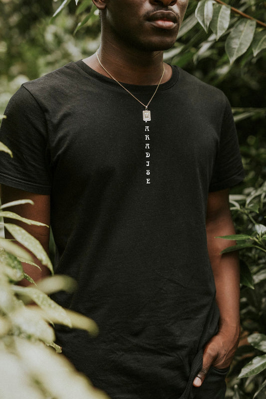 Face Organic Paradise Tee BlackRosevelt