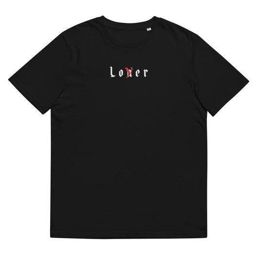 Lo(v)er Organic T-Shirt BlackRosevelt